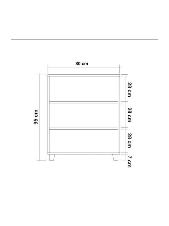 Συρταριέρα Leva Gravis 869vel3480 80x43x95cm Multi