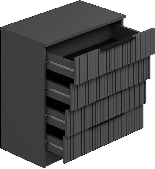 Kale Chest of Drawers 506mnr1524 72x42x77cm Anthracite