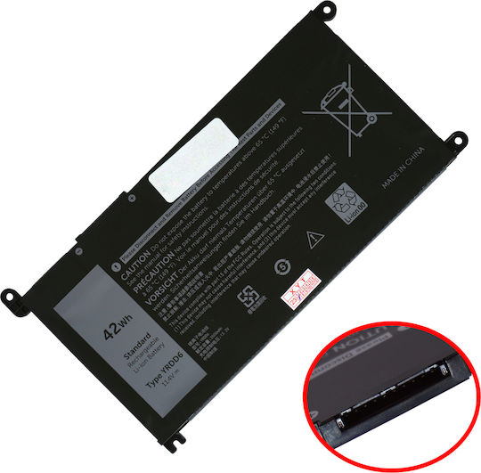 Μπαταρία Laptop Battery Dell Inspiron Vostro 3500 Yrdd6 Oem Κωδ.1-bat0409