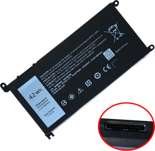 Батерия за лаптоп за Dell Inspiron 15 P66f P75f 13 P69g P66f001 Dell Vostro 5471 3584 OEM Оригинал Inspiron 15 5568 13 5368 5378 Серия 3CRH3; T2JX4 FC92N; CYMGM; Y3F7Y; C4HCW; FW8KR; 8YPRW 1-BAT0073 42Wh