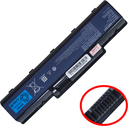 4.4ah Съвместима Батерия за Acer Aspire Acer Aspire 4710G, 4710Z, 4710ZG, 4715, 4715Z, 4715Z-3A0512C, 4720, 4720G, 4720Z, 4720ZG, 4730, 4730-4516, 4730-4947. с 4400mAh