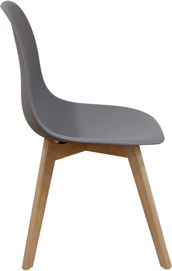 Loft Plus Kitchen Polypropylene Chair Grey 46x53x85cm