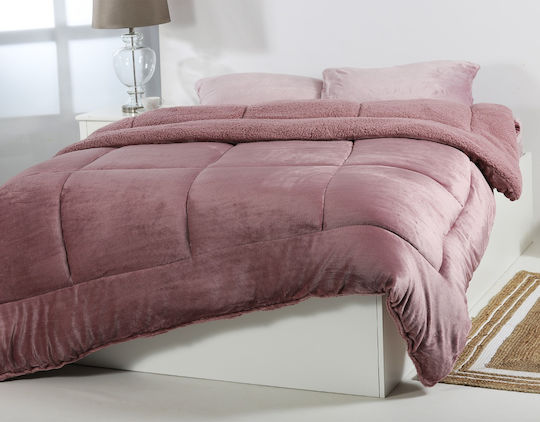 Silk Fashion Κουβερτοπάπλωμα Υπέρδιπλο 240x260εκ. Solid Rust Red 280 GSM