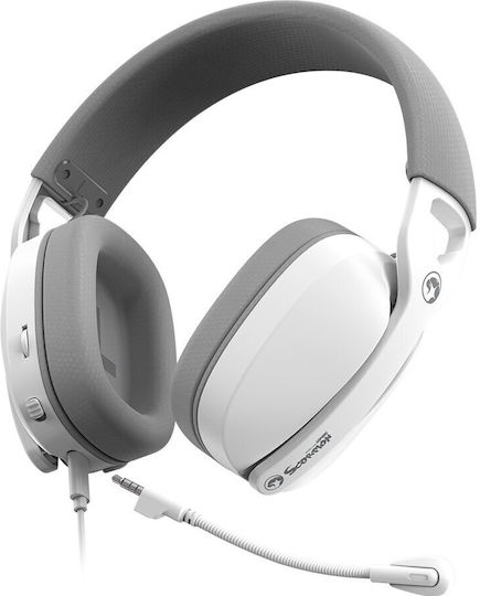 Marvo HG9086 Over Ear Gaming Headset με σύνδεση USB Λευκό