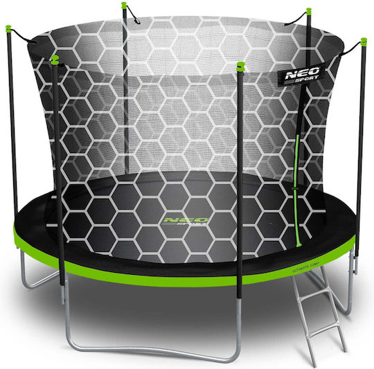 NEO Sport Trampolin Draußen Durchmesser 183cm mit Netz & Leiter
