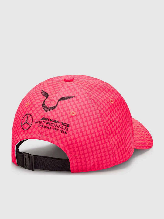 Mercedes Team Lewis Hamilton Col Fahrer Baseball Cap Neon Rosa 2023