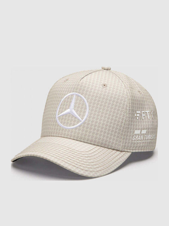 Mercedes Team Lewis Hamilton Col Driver Baseball Cap Natural 2023 Mercedes Team Lewis Hamilton Col Driver Baseball Cap Natural 2023