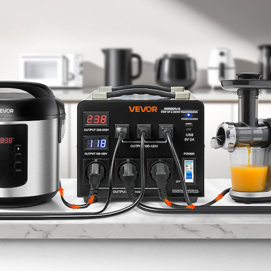 Vevor SXDYZHQZD110P393Z001V2 Стабилизатор на напрежение 5000VA