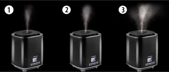 Berdsen Luftbefeuchter / Ionisator 35W für Räume 25m² Schwarz