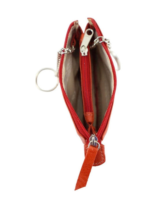 Leather Key Holder Pouch Mybag 338 Red Red