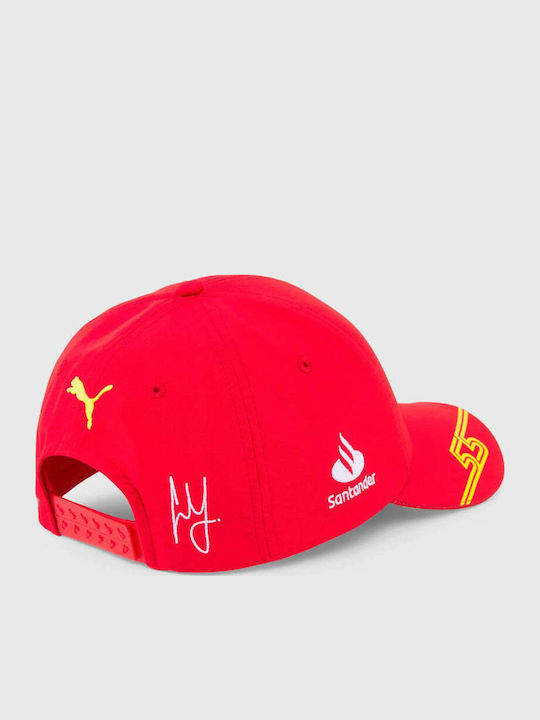 Șapcă Ferrari Team Se Carlos Sainz Roșie 2023 Șapcă Ferrari Team Se Carlos Sainz Roșie 2023