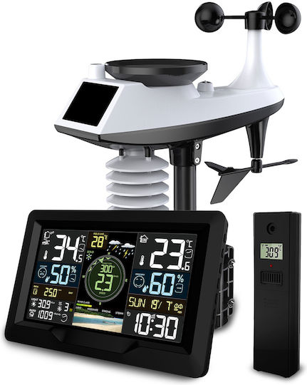 Berdsen BD-914 Ασύρματος Μετεωρολογικός Σταθμός Ψηφιακός Επιτραπέζιος Μαύρος Berdsen BD-914 Ασύρματος Μετεωρολογικός Σταθμός Ψηφιακός Επιτραπέζιος Μαύρος
