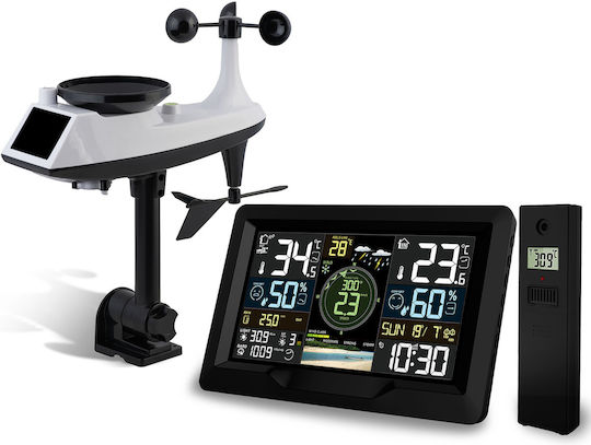 Berdsen BD-914 Drahtlos Wetterstation Digital Tischplatte Schwarz