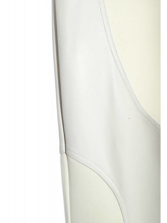 Women's Fabric Trousers Ivory