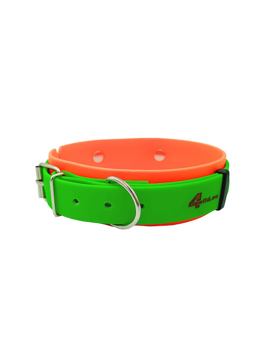 4wild Biothane Tropical Hundehalsband 38 Mm 38-52 Cm Orange Grün 4wild Biothane Tropical Hundehalsband 38 Mm 38-52 Cm Orange Grün