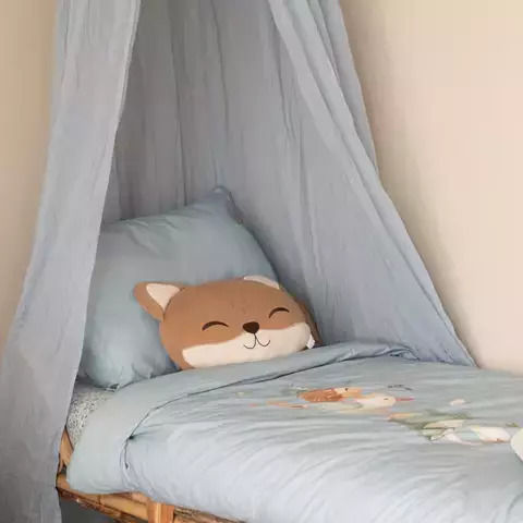 Little Dutch Knitted Fox Pillow Forest Friends