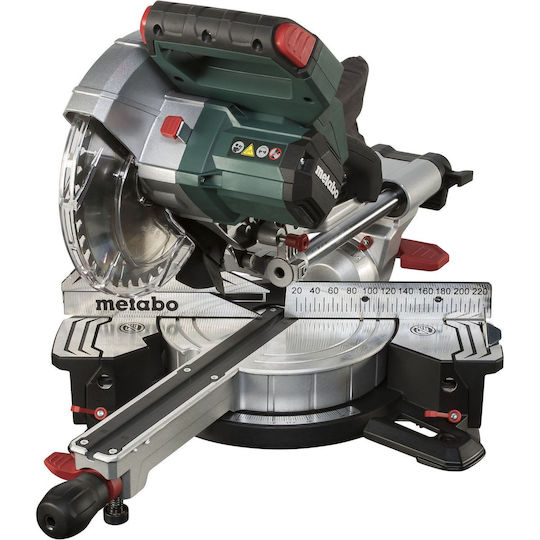 Metabo KGS 18 LTX BL 216 2x 8,0Ah Fierăstrău Cu Tăietor De Unghi La Rețea Diametru Disc 216mm