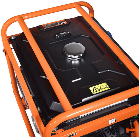 Kraft LT-9000 Generators Benzin mit Kickstart, Rädern und maximaler Leistung 9kVA