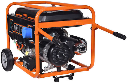 Kraft LT-9000 Generators Benzin mit Kickstart, Rädern und maximaler Leistung 9kVA