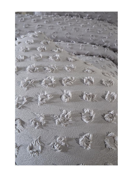 Σετ Κουβέρτας 3 Τεμαχίων Konik Γκρι – 235x250 Cm