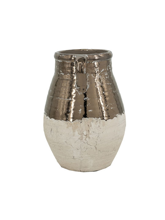 Artekko Decorative Vase Candia Orange 24.5x24.5x33cm