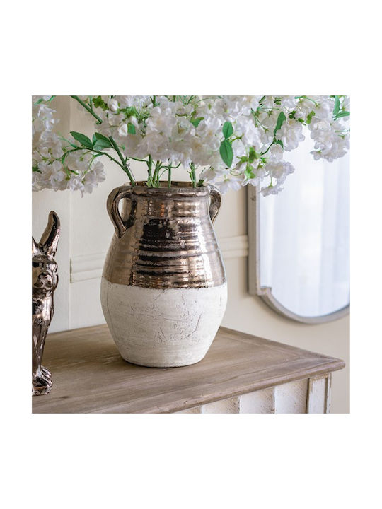 Artekko Decorative Vase Candia Orange 24.5x24.5x33cm
