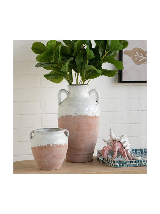 Artekko Decorative Vase Candia Orange 22x22x40cm