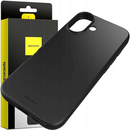 Spacecase Silicone Задна корица Силикон Черен (iPhone 17)
