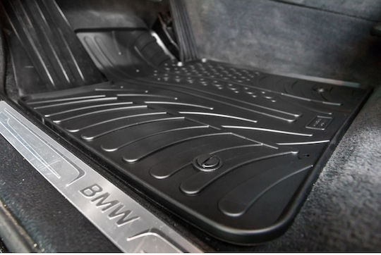 Auto Gs Set of Front and Rear Mats 4pcs for Ford S-Max 2006-2011 Black