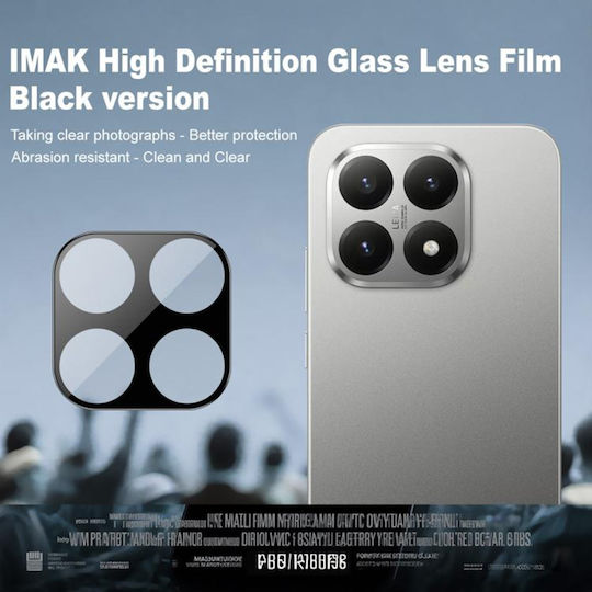 Techsuit Protecție Cameră Film adeziv Black pentru Xiaomi 15T
