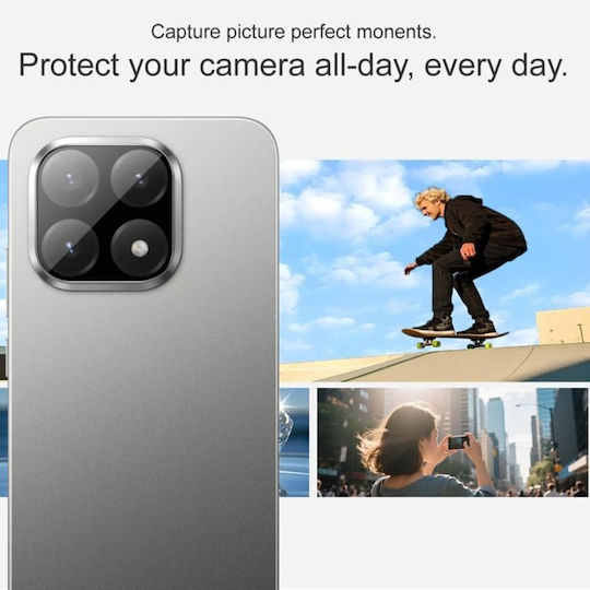 Techsuit Protecție Cameră Film adeziv Black pentru Xiaomi 15T