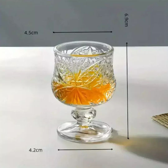 Set de pahare din Sticlă 45ml 6buc