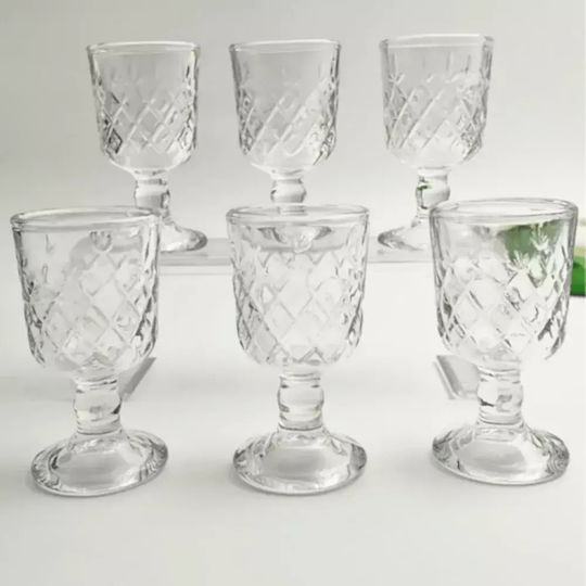 Set de pahare din Sticlă 50ml 6buc