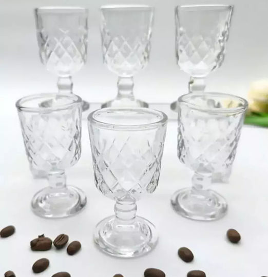 Set de pahare din Sticlă 50ml 6buc