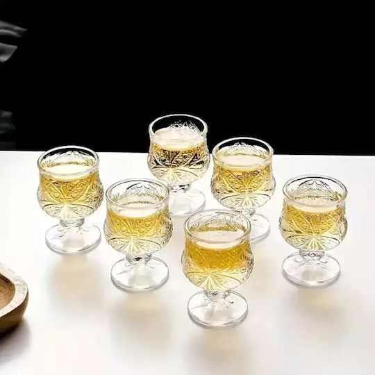 Set de pahare din Sticlă 45ml 6buc