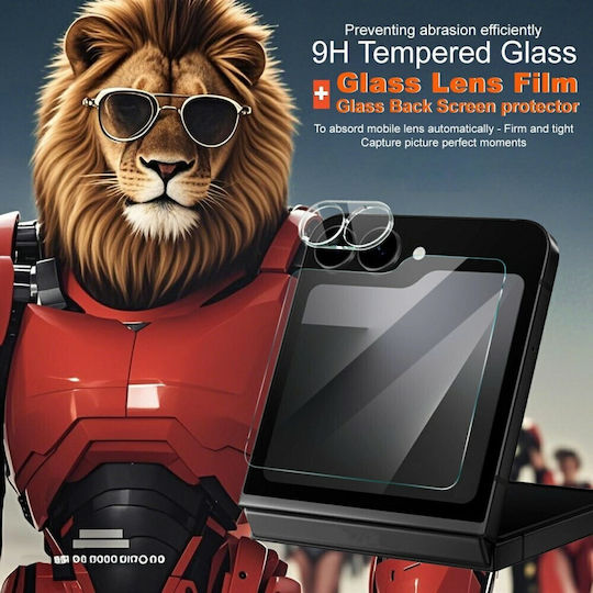 Imak Camera Protection Tempered Glass Transparent for the Galaxy Z Flip6 / Z Flip7 FE
