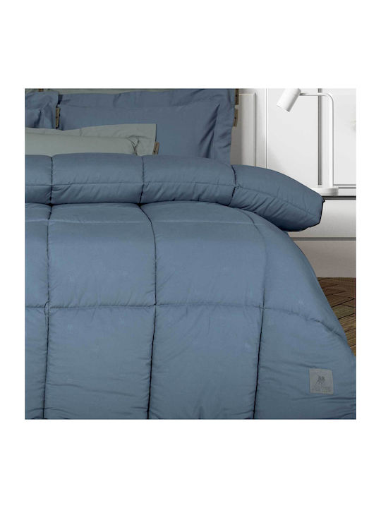 Greenwich Polo Club Duvet Single with Microfiber Filling 160x240cm 4446 Dusty Blue 550 GSMGsm 10.5 togs Togs