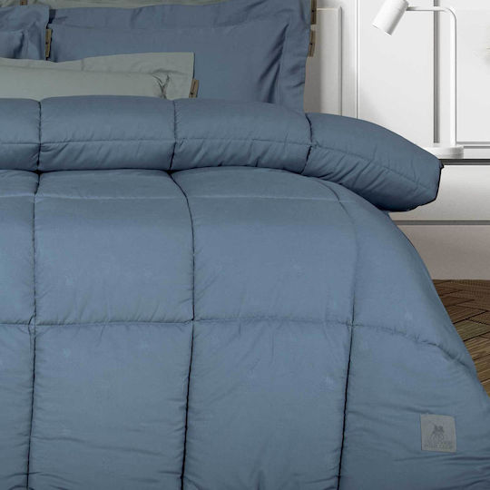 Greenwich Polo Club Пухено Куинсайз с Пълнеж Microfiber 220x240бр 4446 Dusty Blue 550 г/м²Gsm 10.5 togs Togs