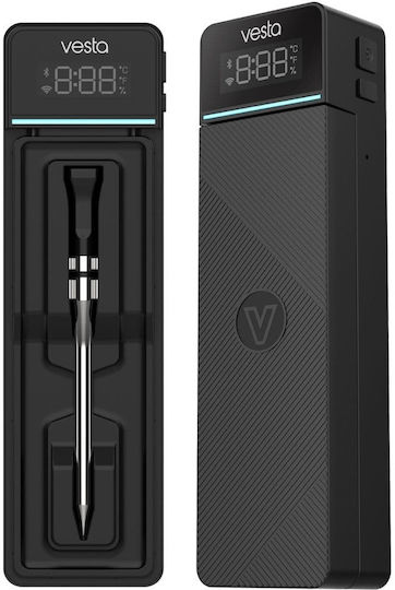 Vesta Precision Ασύρματο Ψηφιακό Θερμόμετρο Μαγειρικής με Ακίδα και Bluetooth +25°C / +98°C