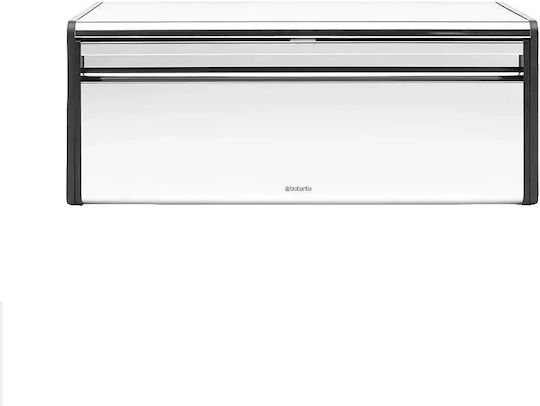Brabantia Bread Box with Lid Inox Gray 25x46.5x18.7cm Brabantia Bread Box with Lid Inox Gray 25x46.5x18.7cm