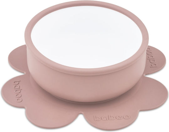 Baboo Baby Food Bowl made of Silicone Pink