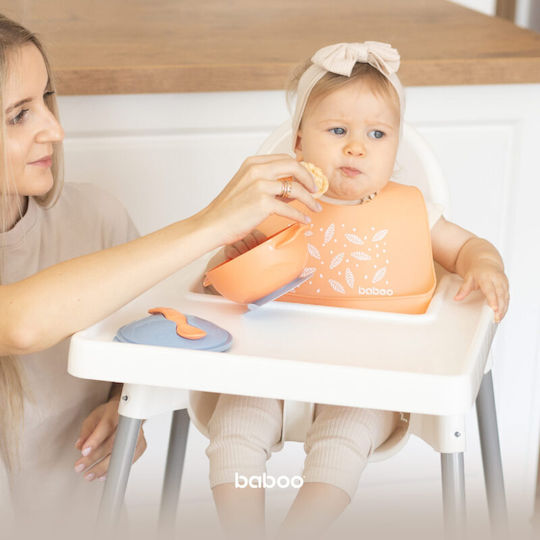 Baboo Kinderessschale aus Bambus Orange