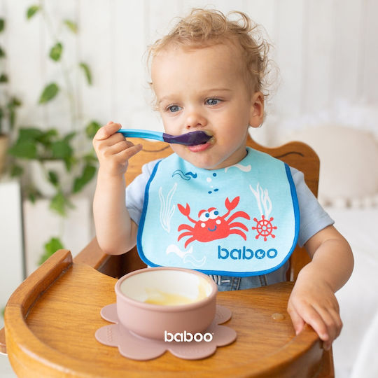 Baboo Baby Food Bowl made of Silicone Pink