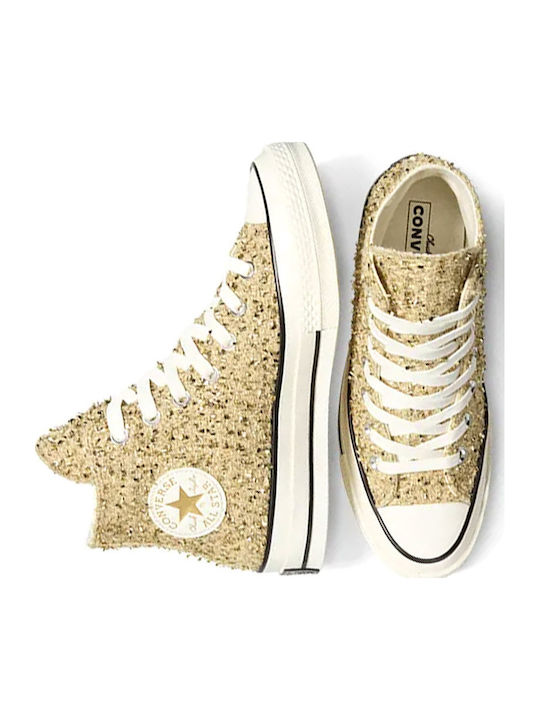 Chuck 70 Γυναικεία Μποτάκια Light Gold / White / Black