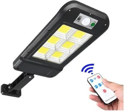 Lampă Solară 1.5W cu Senzor de Mișcare și Telecomandă IP65 9.9bucx21.6buccm
