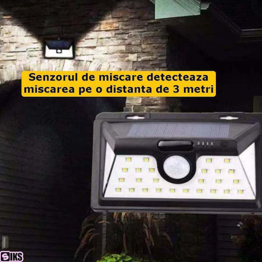 Montat pe perete Lampă Solară Alb Natural cu Senzor de Mișcare 15.5bucx10.5bucx4.5buccm