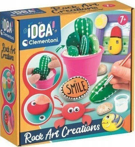 Clementoni Painting Rock Art Creations for Children 7+ years Years