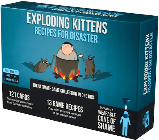 Επιτραπέζιο Παιχνίδι Exploding Kittens: Recipes For Disaster για 2-5 Παίκτες 7+ Ετών (EN) Kaissa