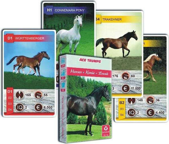 Brettspiel Horse Quartet für 2-4 Spieler 3+ Jahre Cartamundi