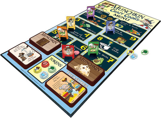 Настолна игра Munchkin Crazy Cooks за 3-6 играчи 12+ години (EN) Steve Jackson Games